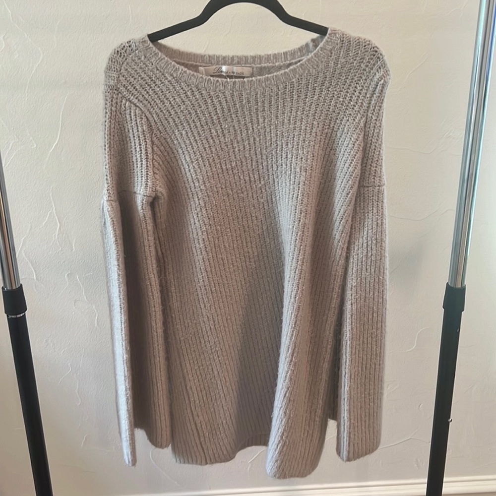 Feather Gray Small Woman’s Sweater Dress